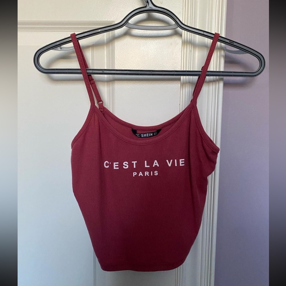 C’est la vie crop top